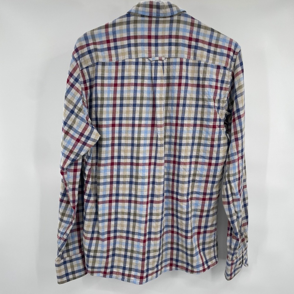 Peter Millar Long Sleeve Button Down Shirt Multicolor Mens Size Medium - Picture 3 of 6